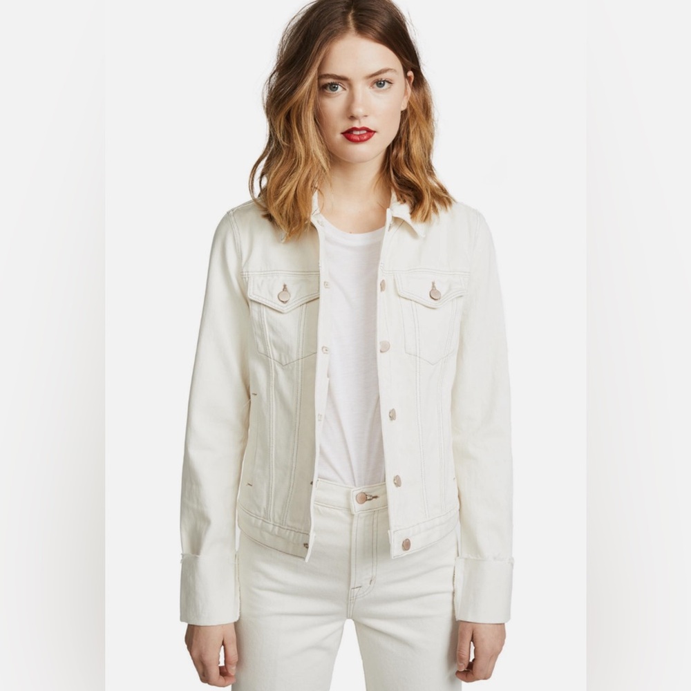 JBRAND - Cream Denim Jacket